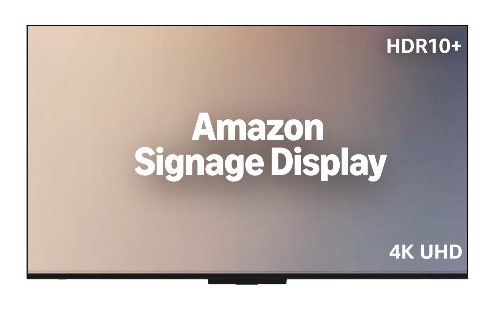 The Amazon Signage Display, a 55-inch 4K screen with the signage player built in