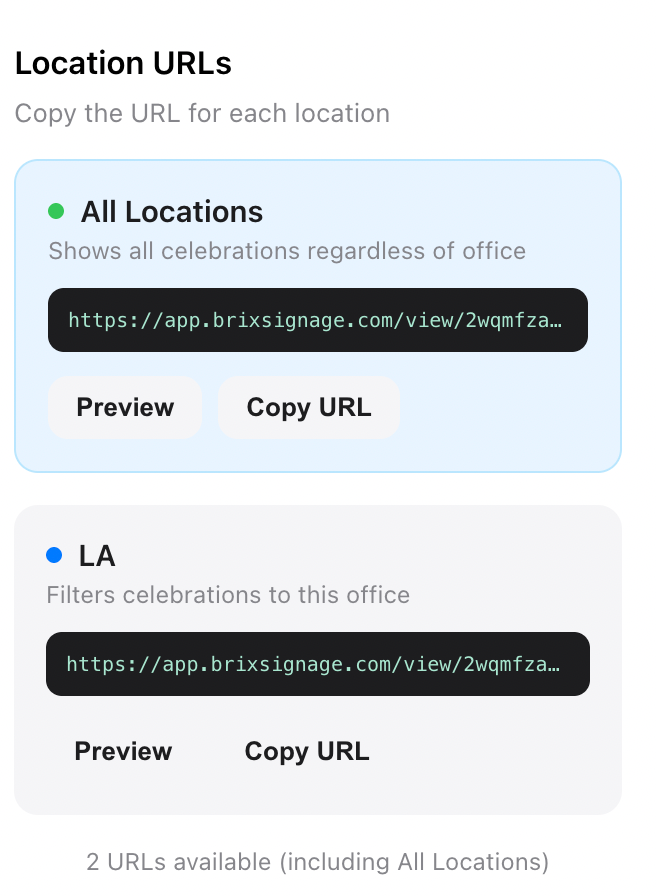 Filtering by Location