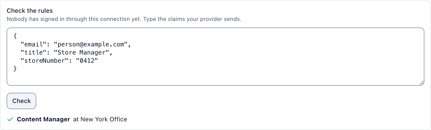 Check the rules: the claims for one person and the access they would get